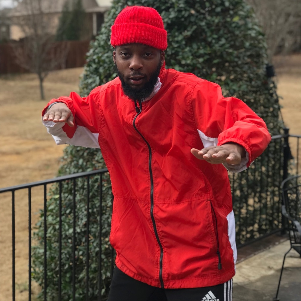 🔴🔴🔴 Red Nike Zip Up ⚫️⚫️⚫️